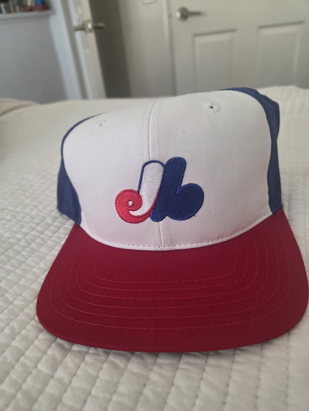 Montreal Expos Kids Red, White & Blue Snapback Hat